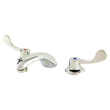 Click here to see Gerber GC044154 Gerber C0-44-154 Commercial Two Handle 3 Hole Installation Widespread Lavatory Faucet