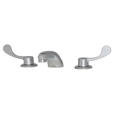 Click here to see Gerber GC04415461 Gerber C0-44-154-61 Commercial Two Handle 3 Hole Installation Widespread Lavatory Faucet
