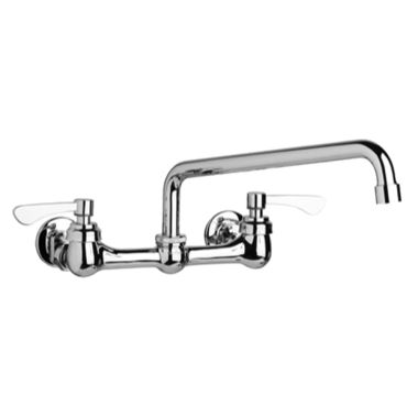 Click here to see Gerber GC444333 Gerber C4-44-333 Commercial Two Handle Wall Mount Kitchen Faucet