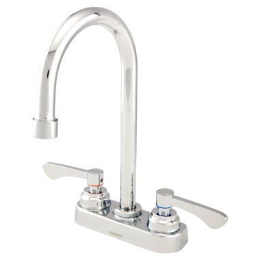 Click here to see Gerber GC444554 Commercial Two Handle 3 Hole Installation Lavatory Faucet