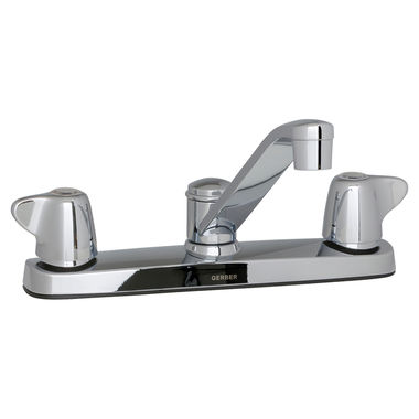 Click here to see Gerber G0042213 Gerber Maxwell Two-Handle Kitchen Faucet, Chrome - 42-213