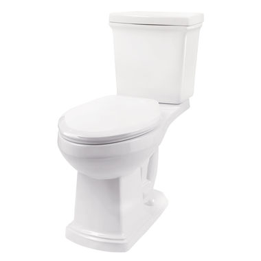 Click here to see Gerber 20-181 Gerber 20-181 Hinsdale Two-Piece Elongated ErgoHeight Toilet, 1.28 gpf, 12