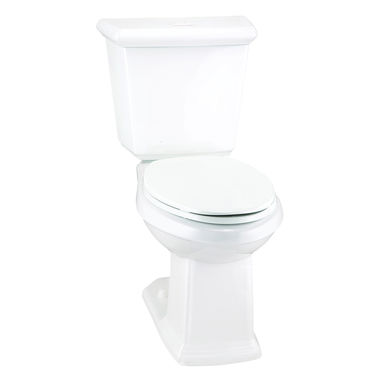 Click here to see Gerber DF-20-018 Gerber DF-20-018 Logan Square Dual Flush Two-Piece Elongated ErgoHeight Toilet, 1.1 and 1.6 gpf, 12