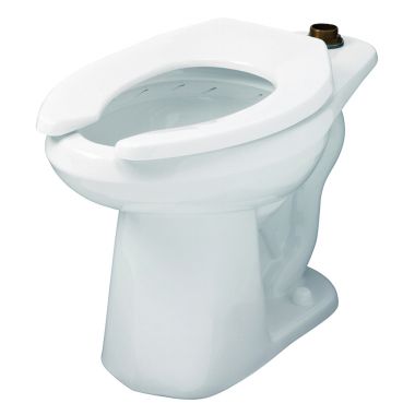 Click here to see Gerber 25-733 Gerber 25-733 North Point Elongated ErgoHeight Top Spud Bowl, 1.28 or 1.6 gpf, White