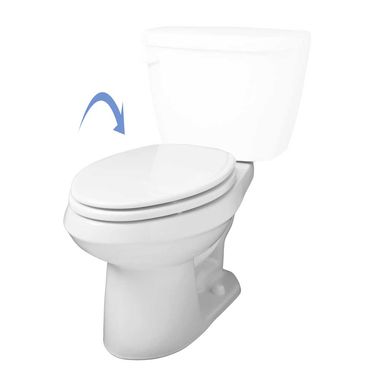 Click here to see Gerber VP-21-562 Gerber VP-21-562 Viper Elongated Bowl, 1.28 and 1.6 gpf, White