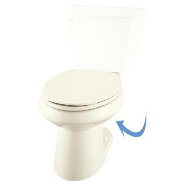 Click here to see Gerber VP-21-562-09 Gerber VP-21-562-09 Viper Elongated Bowl, 1.28 and 1.6 gpf, Biscuit