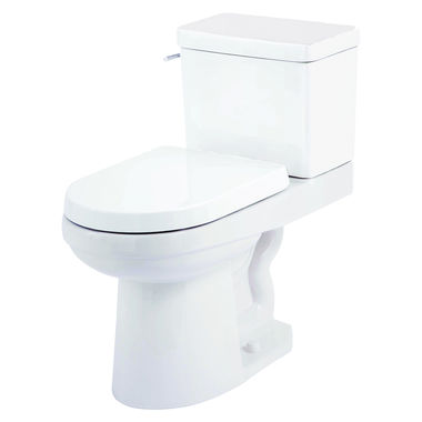Click here to see Gerber 20-020 Gerber 20-020 Wicker Park Two-Piece Elongated ErgoHeight Toilet, 1.28 gpf, 12