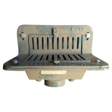Click here to see Watts RD-293-RB WATTS RD-290-A SCUPPER / PARAPET ROOF DRINA W/ FLAT GRATE & 45 DEG OUTLET