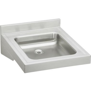 Click here to see Elkay WCL1923OSD0 Elkay WCL1923OSD0 Wheelchair Lavatory Stainless Steel Single Bowl Sink Package
