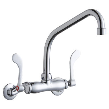 Click here to see Elkay LK945HA08T4T Elkay LK945HA08T4T  Commercial Wall-Mounted Faucet