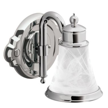Click here to see Moen YB9861CH Moen YB9861CH Waterhill Single-Globe Bath Lighting, Chrome