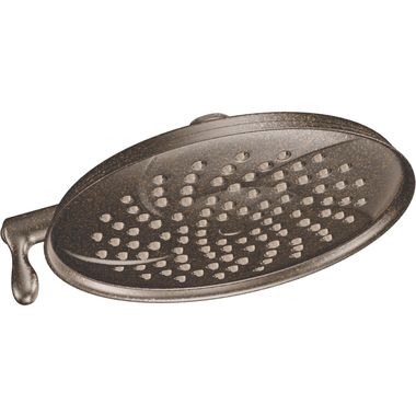 Click here to see Moen S1311ORB Moen Isabel 9in Two-Function Rainshower Shower Head with Lever Control, Immersion Technology, 2.5 GPM, Oil Rubbed Bronze - S1311ORB