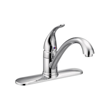 Click here to see Moen 7081 Moen Torrance Single-Handle Kitchen Faucet, Chrome - 7081