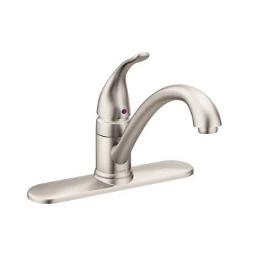 Click here to see Moen 7081SRS Moen 7081SRS Spot Resist Stainless Torrance One-Handle Kitchen Faucet