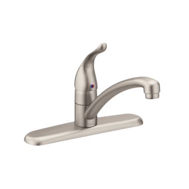 Click here to see Moen 7425SRS Moen Chateau Single-Handle Kitchen Faucet, Spot Resist Stainless - 7425SRS