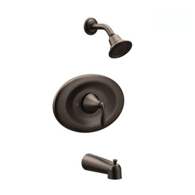 Click here to see Moen T2137EPORB Moen Eva Posi-Temp Tub/Shower Faucet, 1.75 GPM, 1-Function, Single Lever Handle, M-PACT, Eco-Performance, Oil Rubbed Bronze - T2137EPORB