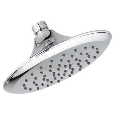 Click here to see American Standard 1660.604.002 American Standard Fluent Accessory 7in Fixed Showerhead with Pressure Balance, Easy-Clean Spray Nozzles, Chrome - 1660.604.002