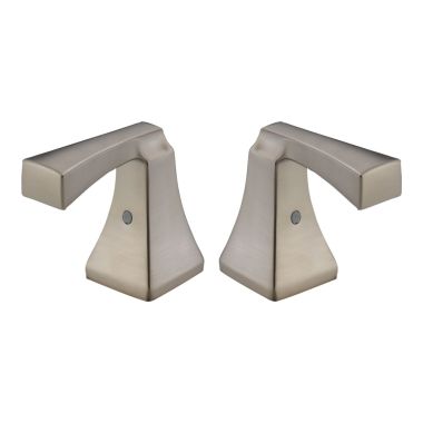 Click here to see Delta H251SP Delta Dryden Metal Lever Handle Set for 3551LF Two-Handle Widespread Bathroom Faucet, ADA, SpotShield Stainless - H251SP