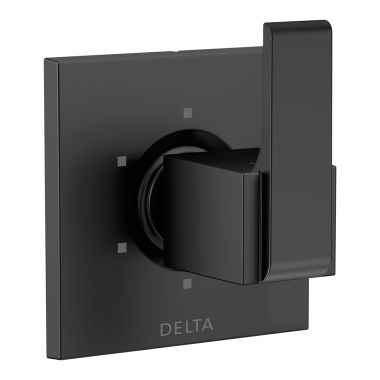 Click here to see Delta T11967-BL Delta Ara 6-Function Diverter Valve Trim, Lever Handle, 3-Port, Matte Black - T11967-BL