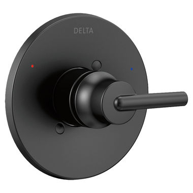 Click here to see Delta T14059-BL Delta Trinsic Monitor 14 Series Valve Trim, Lever Handle, Matte Black - T14059-BL