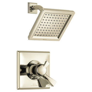 Click here to see Delta T17251-PN-WE Delta Dryden Monitor 17 Series Two-Handle Shower Faucet with Volume Control, Single-Setting, 1.75 GPM, Lever Handles, Polished Nickel - T17251-PN-WE
