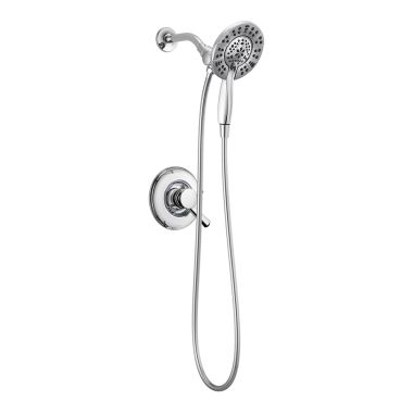 Click here to see Delta T17293-I Delta Linden Monitor 17 Series Two-In-One In2ition Traditional Shower Faucet with Volume Control, Two Handles, 1.75 GPM, Lever Handles, Chrome - T17293-I