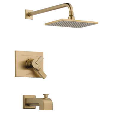 Click here to see Delta T17453-CZ-WE Delta T17453-CZ-WE Vero Champagne Bronze Monitor Tub/Shower Trim
