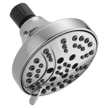 Click here to see Peerless 76577 Peerless Water Amplifying Wall Mount Round Shower Head, 2 GPM, 80 PSI, WaterSense, Chrome - 76577