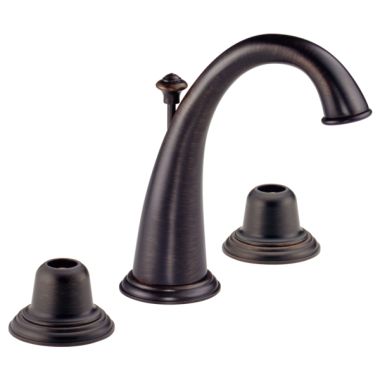Click here to see Brizo 6520LF-RBLHP-ECO Brizo 6520LF-RBLHP-ECO Providence Two-Handle Widespread Bathroom Faucet, Less Handles, 1.2 gpm, Venetian Bronze