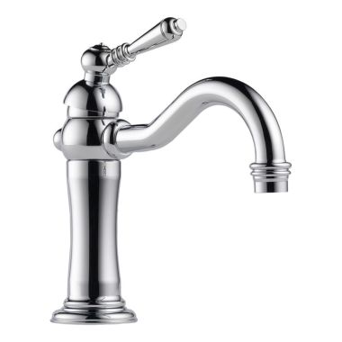 Click here to see Brizo 65036LF-PC-ECO Brizo Tresa Single-Handle Polished Chrome Bathroom Faucet, 1.2 GPM, Single-Hole, Ceramic Cartridge, Less Drain - 65036LF-PC-ECO