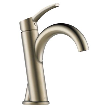 Click here to see Brizo 65075LF-BN-ECO Brizo Odin Single-Handle Brilliance Brushed Nickel Bathroom Faucet, 1.2 GPM, Single-Hole, Ceramic Disk Cartridge, Less Drain - 65075LF-BN-ECO