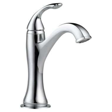 Click here to see Brizo 65085LF-PC-ECO Brizo Charlotte Single-Handle Deck-Mount Polished Chrome Bathroom Faucet, 1.2 GPM, Single-Hole, Less Drain - 65085LF-PC-ECO