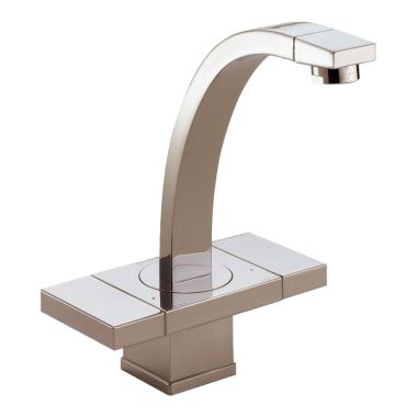 Click here to see Brizo 65172LF-BN-ECO Brizo 65172LF-BN-ECO Loki Two-Handle Bathroom Faucet, 1 Hole, 1.2 gpm, Brushed Nickel
