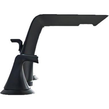 Click here to see Brizo 65350LF-BL-ECO Brizo Sotria Two-Handle Widespread Matte Black Bathroom Faucet with Metal Pop-Up, 1.2 GPM, Three-Hole, Ceramic Cartridge - 65350LF-BL-ECO