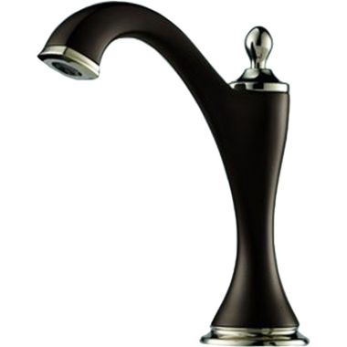 Click here to see Brizo 65385LF-PNCOLHP-ECO Brizo Charlotte Two-Handle Widespread Polished Nickel/Cocoa Bronze Bathroom Faucet with Metal Pop-Up, Less Handles, Three-Hole, 1.2 GPM - 65385LF-PNCOLHP-ECO