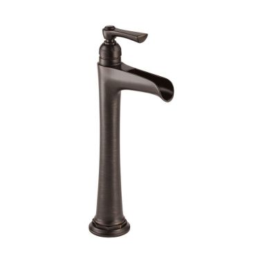 Click here to see Brizo 65461LF-RB-ECO Brizo Rook Single-Handle Venetian Bronze Vessel Lavatory Faucet with Channel Spout, 1.2 GPM, Single-Hole, Less Drain - 65461LF-RB-ECO