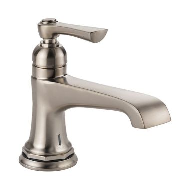 Click here to see Brizo 65960LF-NK-ECO Brizo Rook Single-Handle Brilliance Luxe Nickel Bathroom Faucet with SmartTouchPlus, Single-Hole, 1.2 GPM, Less Drain - 65960LF-NK-ECO