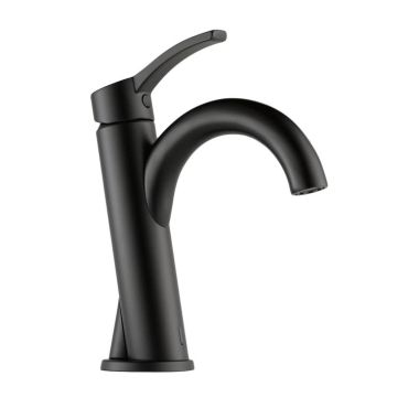 Click here to see Brizo 65975LF-BL-ECO Brizo Odin One-Handle Deck-Mount Matte Black Bathroom Faucet with SmartTouchPlus, 1.2 GPM, Single-Hole, Less Drain - 65975LF-BL-ECO