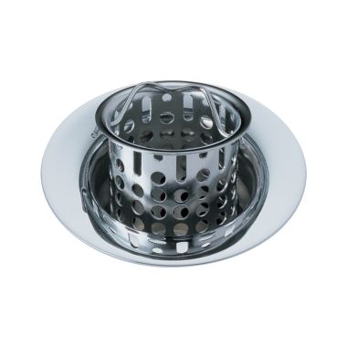 Click here to see Brizo 69051-PC Brizo Rook Prep Flange and Strainer with Drop-In Basket with Lift Handle Polished Chrome - 69051-PC