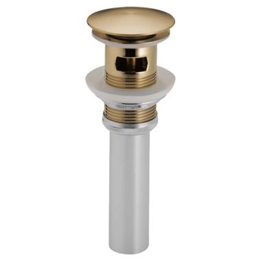 Click here to see  RP72414GL Brizo Push Button Pop-Up with Overflow, Brilliance Luxe Gold - RP72414GL