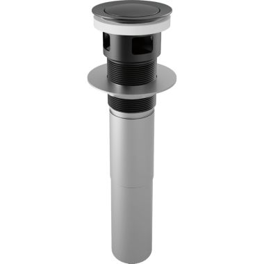 Click here to see Brizo RP81628BL Brizo Push Button Pop-Up with Overflow, Matte Black - (RP81628BL)