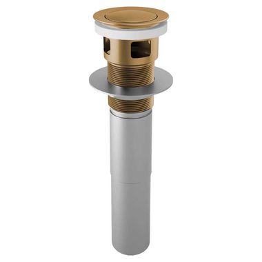 Click here to see Brizo RP81628BZ Brizo Push Button Pop-Up with Overflow, Brushed Bronze - (RP81628BZ)