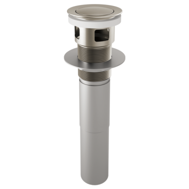 Click here to see Brizo RP81628NK Brizo Push Button Pop-Up with Overflow, Luxe Nickel - (RP81628NK)