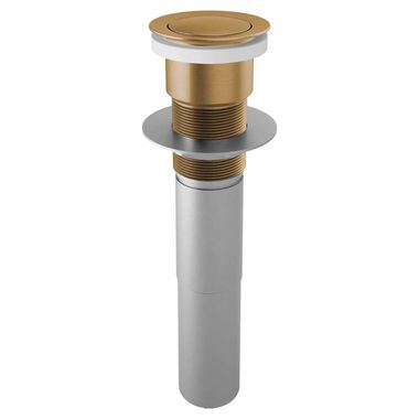 Click here to see Brizo RP81627BZ Brizo RP81627BZ Brushed Bronze Gold Push Button Pop-Up without Overflow