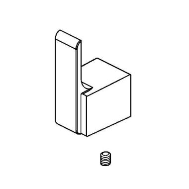 Click here to see Delta RP75443BL Delta RP75443BL Matte Black Ara Diverter Handle with a Set Screw