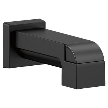 Click here to see Delta RP75435BL Delta Ara Tub Spout w/ Pull-Up Diverter, Matte Black - RP75435BL