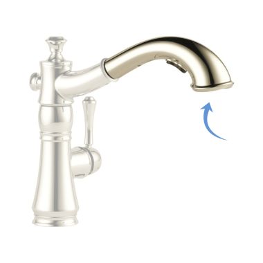 Click here to see Delta RP73940PN Delta Cassidy Polished Nickel Wand Assembly for 4197-DST Pull-Out Kitchen Faucet - RP73940PN