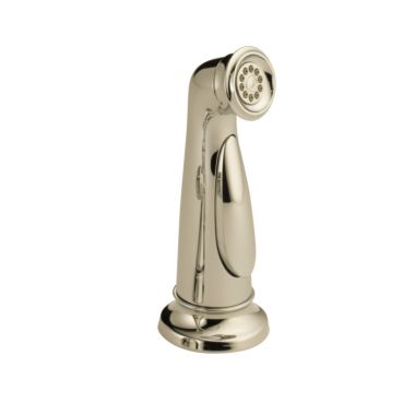 Click here to see Delta RP72751PN Delta Cassidy Polished Nickel Side Spray and Hose Assembly for 4297-DST and 2497LF Kitchen Faucets - RP72751PN