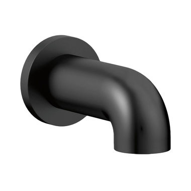 Click here to see Delta RP77350BL Delta Trinsic Non-Diverter Tub Spout, Matte Black - RP77350BL