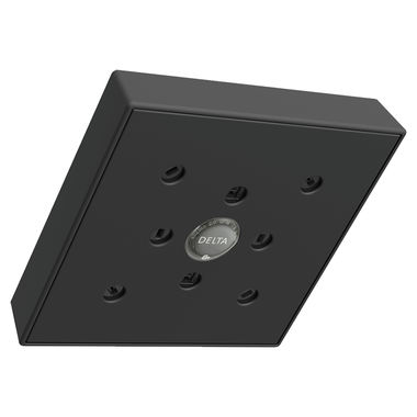 Click here to see Delta RP70171BL Delta Universal Showering 1.75 GPM H2Okinetic Single-Setting Raincan Showerhead for use with Ara, Dryden, Vero, Zura Tub and Faucet Collections, Matte Black - RP70171BL 